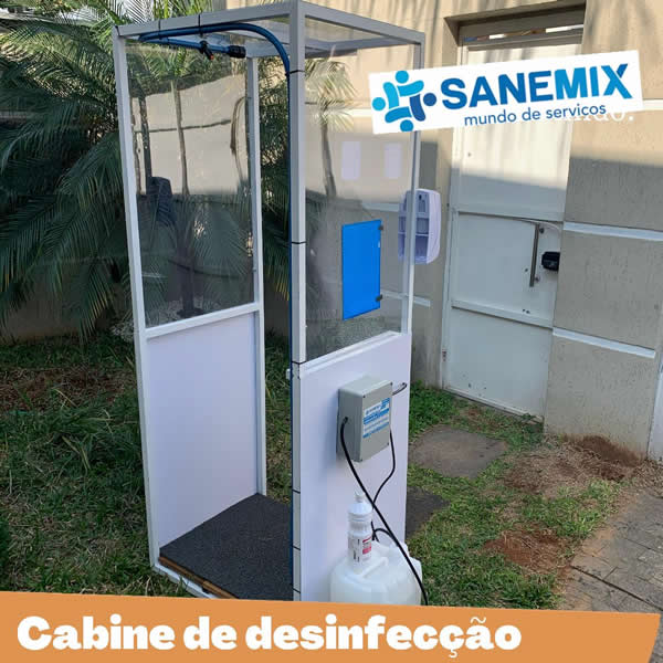 Cabine de desinfecção humana
